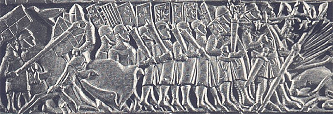 Detail kist van Courtrai